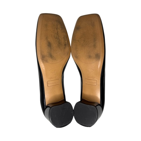 Franco Sarto Womens Natalia Leather Square Toe Heel Size 11 - Picture 4 of 6